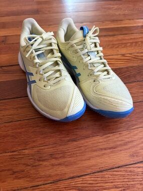 Asics Women’s WS065/Asics Solution Speed FF 3 Clay Yel/Bl Wom's 6.5